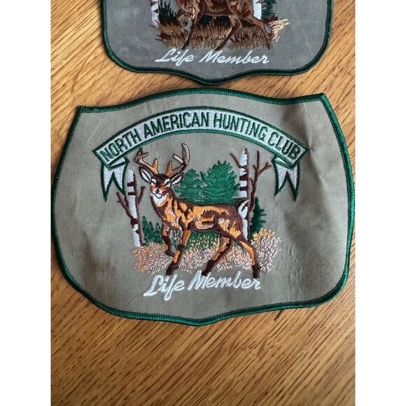 Lot of 2 North American Hunting Club Life Member Patch Deer Buck Woods Hunt - Picture 2 of 6
